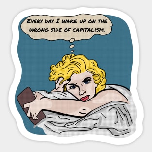 Wrong Side Of Capitalism Sticker